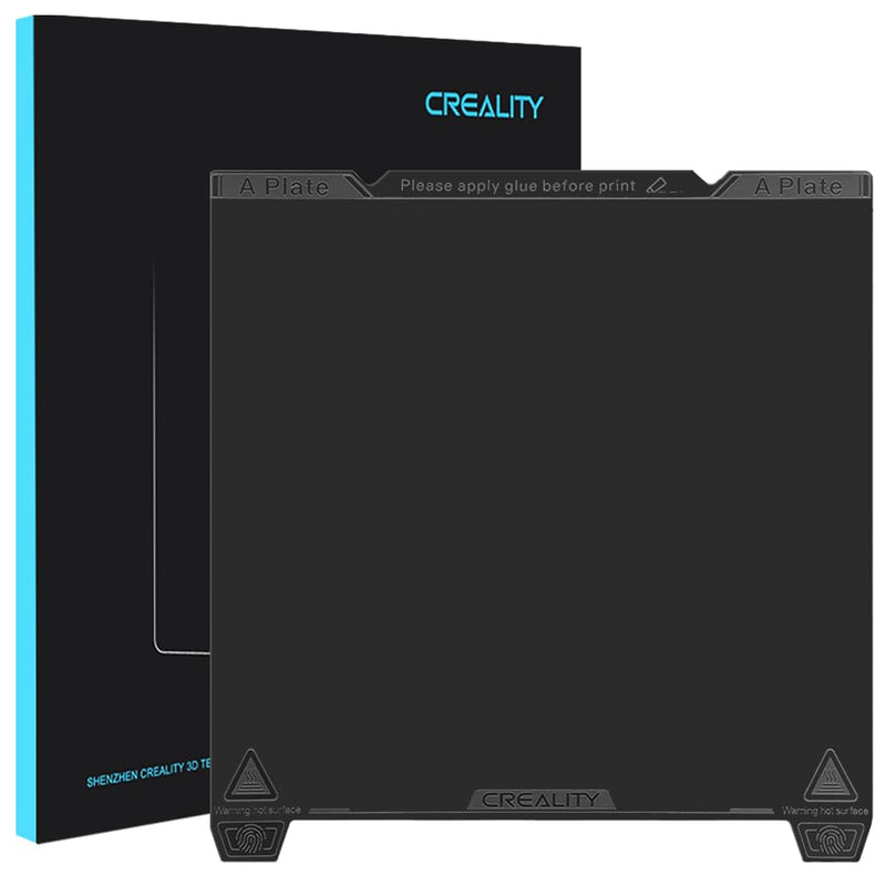 Creality Official K1 Max Build Plate PEI Sheet, 315x310mm Smooth Removable Flexible Spring Surface Excellent Heat Resistance Heated for Ender 3 S1 Plus/K1 Max/Ender 3 V3 Plus(Without Magnetic Base) 315*310mm K1 Max A