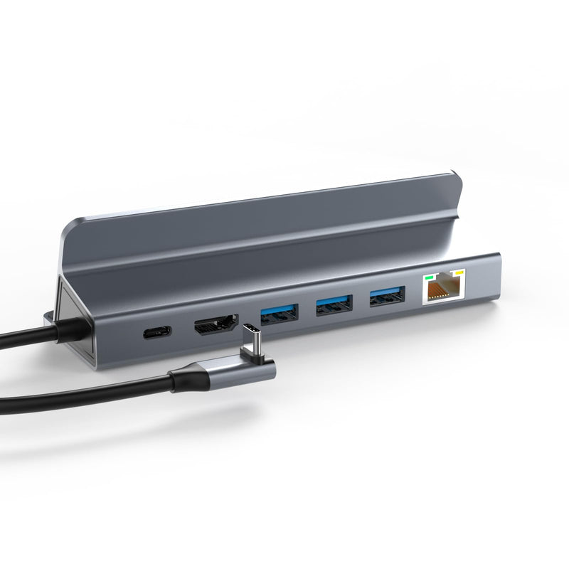 Tiergrade USB C Hub, 6-in-1 USB C Hub, 4K HDMI, 3 x USB-A 3.0, Ethernet for MacBook Pro, Steam Deck Docking Station, iMac and More