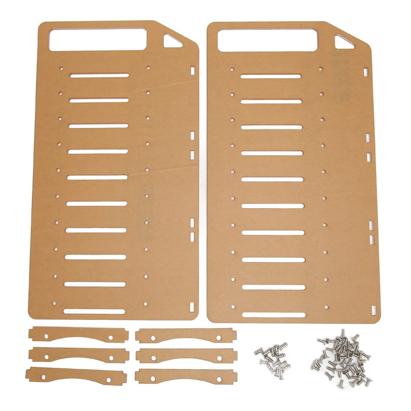DIY Hard Drive Bracket, Multi Layer Acrylic Rack for Desktop with Accurate Mounting Hole, Supports Multiple 3.5inch Hard Drives, Easy Installation (10 Layers) 10 Layers