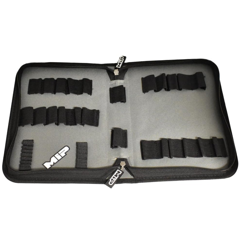 MIP 5210 RC Tool Bag 40 Pocket – Holds Hex & Nut Drivers and 1/4 Drive Bits, Precision Tools for RC Car Repair, RC Cars, Quadcopter, Helicopter, FPV Racing Drones
