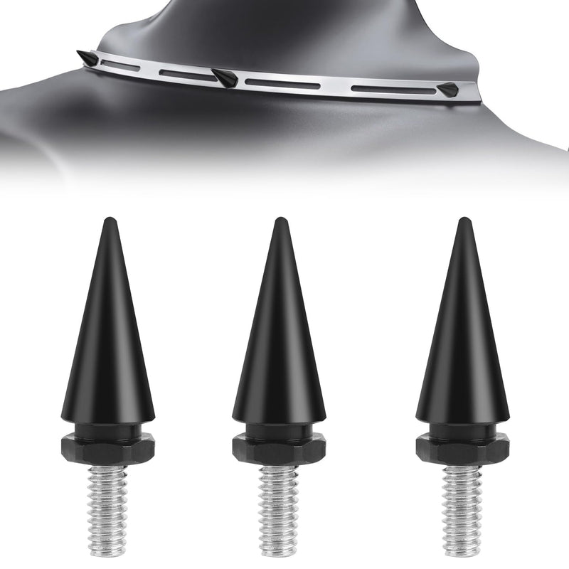 Motorcycle Windshield Bolts, Windscreen Screws, Fairing Bolts Compatible for Harley Davidson Electra Glide, Street Glide, Ultra Classic, Ultra Limited, Tri Glide 1996-2013 Black