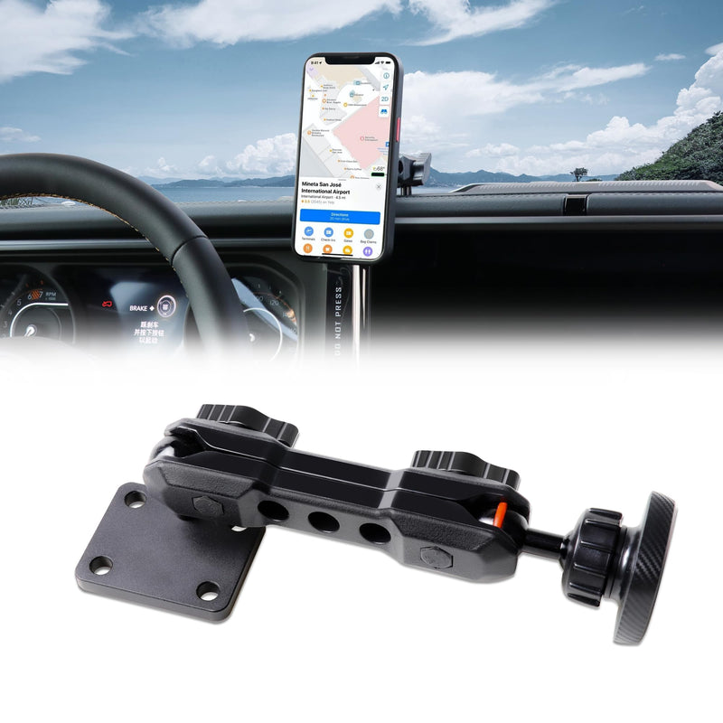 2024 2025 JL Magnetic Phone Mount for Jeep Wrangler - Dash Cell Phone Mount Dashboard Phone Holder for 2024+ Jeep Wrangler JL Accessories,1 Pack,Black,(NOT for 1945-2023 Wrangler) Magnetic Phone Holder