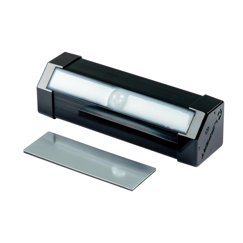 Lippert Wireless Motion-Activated LED RV Step Light with IP65 Rating, High-Strength Magnets for Magnetic Attachment, Adhesive-Backed Metal Plate, AA Batteries Not Included - 2022172335