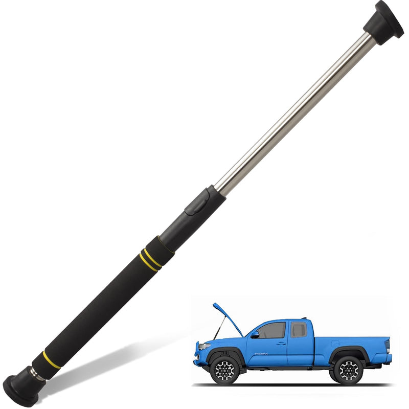 Telescopic Hood Prop Rod, 29 to 40 inches Hood Prop Holder Tool for Car Trunk Universal Engine Support Bar Stainless Steel Material with Comfortable Sponge Handle Telescoping Adjustable