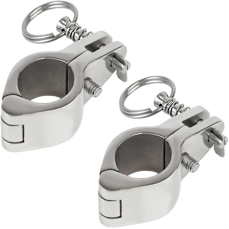 YANYUCB Bimini Top Jaw Slide Marine Stainless Steel 316 Heavy Duty Boat Bimini Canopy Fitting Hardware Tube for Boat Yacht 2 Pack 1 inch