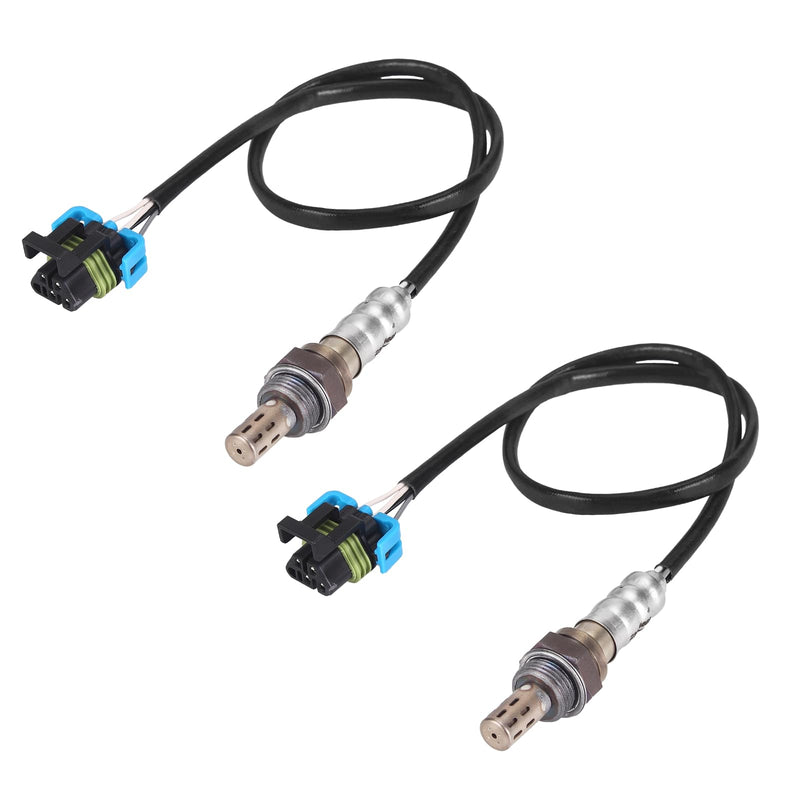 Oxygen O2 Sensor Upstream Replacement for Cadillac Escalade Chevy Suburban Silverado 1500 HD Express GMC Yukon XL H2 6.0L 8.1L V8 Replaces# 234-4669 Set of 2