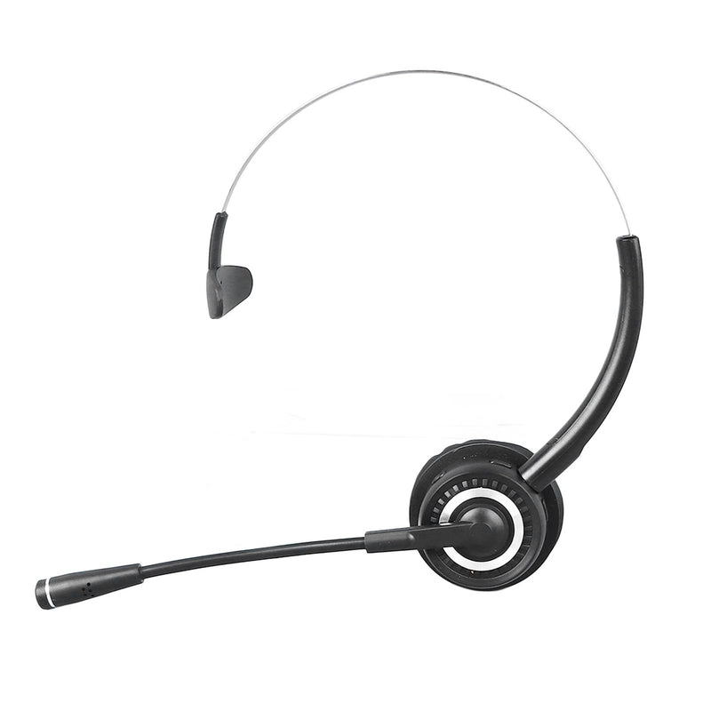 Jectse Bluetooth Headset with Microphone, Single Ear Trucker Bluetooth Headset Noise Reduction On Ear Headphones for Trucker Home Office