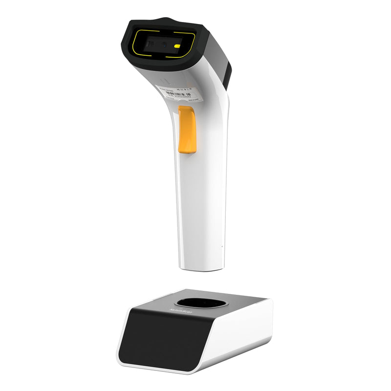 NetumScan Wi-Fi QR Barcode Scanner, Bluetooth Automatic 1D 2D Bar Code Scanner Supports TCP/UDP Network Protocols for Inventory, POS, Computer, Tablet, iPhone, iPad, Android
