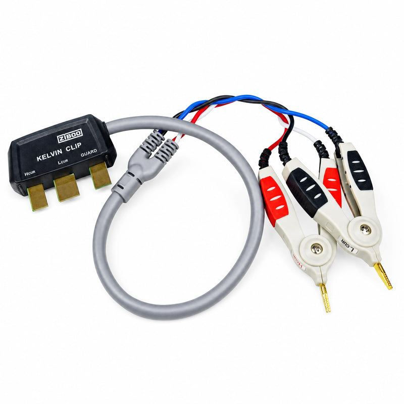 ZIBOO ZB-L100K Handheld LCR Test Clip Universal Digital Bridge Kelvin Test Line SMD Chip use for DE-5000 LCR Meter