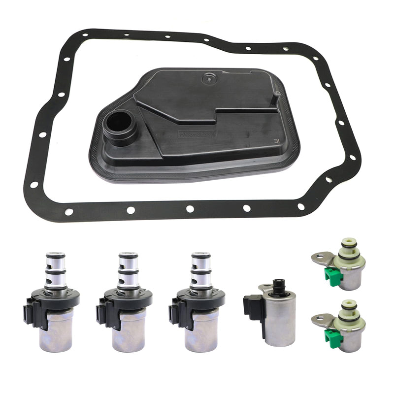 SecosAutoparts 4F27E Transmission Shift Solenoid Filter Service Kit Compatible with Ford Focus Transit Connect 2000-2013 Compatible with Mazd Protege 3 5 6 1999-2010# FN01-21-500 4F27E