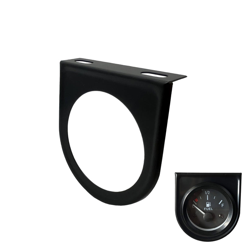 1 Piece Single Hole Gauge Mounting Bracket Pod Holder Fits Any Mounts 2-1/16" (52mm) Gauges to Vehicle's Dashboard Black 1 Piece