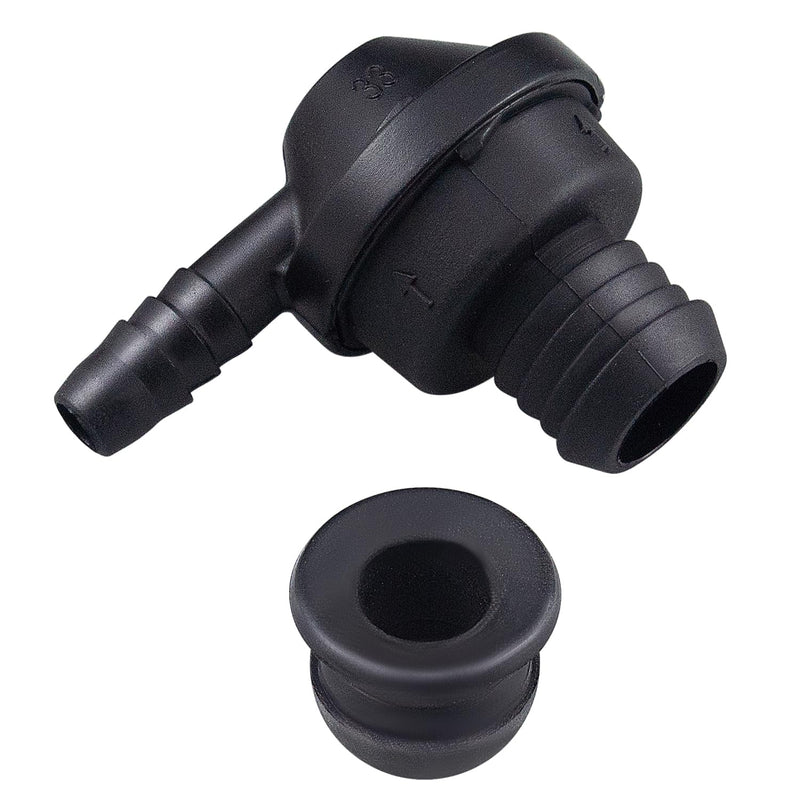Power Brake Booster Vacuum Check Valve with Grommet Fit for AUDI A1 A3 S3 8P VW Beetle Caddy 2k Golf 5 6 Jetta sportwagen Polo EOS Touran.OEM#:34331161300,030103175B.