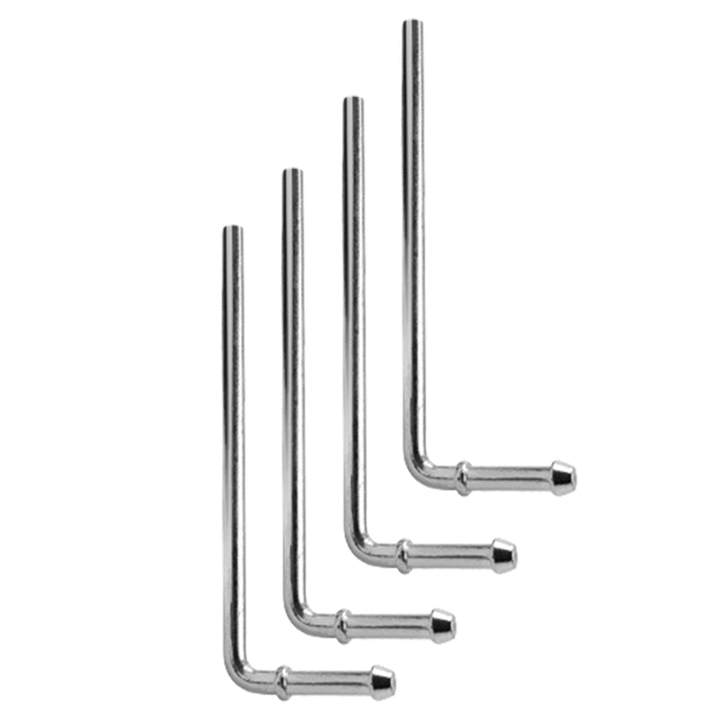 90° Bend Universal Exhaust Hanger Rods Fit for Wide Range of Exhaust Pipes 8 Inch Weld Bracket Kit- 4 Pack