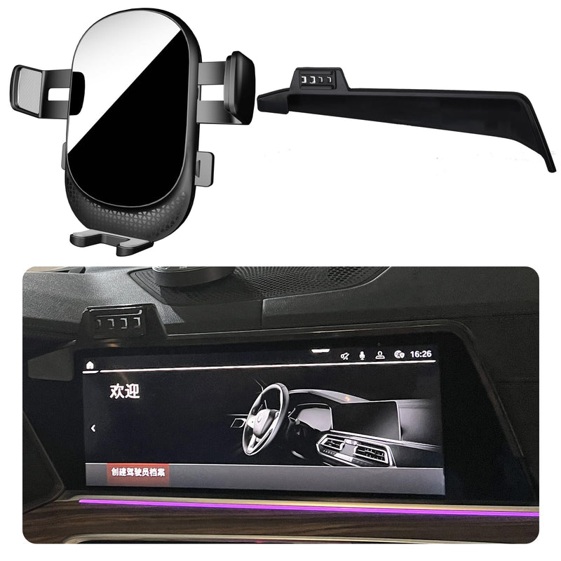 Car Phone Holder for BMW X5 2019-2023 & BMW X6 2020-2023 & BMW X7 2019-2022 | Auto Accessories Auto Lock Hands Free Cell Phone Mount Car fits for iPhone & All Smartphones 2019-2022 X7 & 2019-2023 X5 & 2020-2023 X6