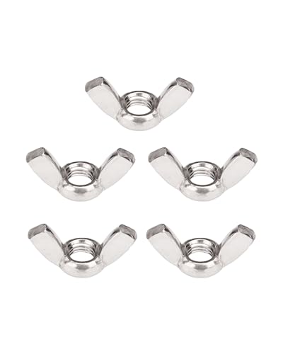 M10-1.5 Wing Nuts - IMScrews 304 Stainless Steel Wing Nuts - Durable Hardware for Home Maintenance and Professional Engineering Pack of 20 M10-1.5