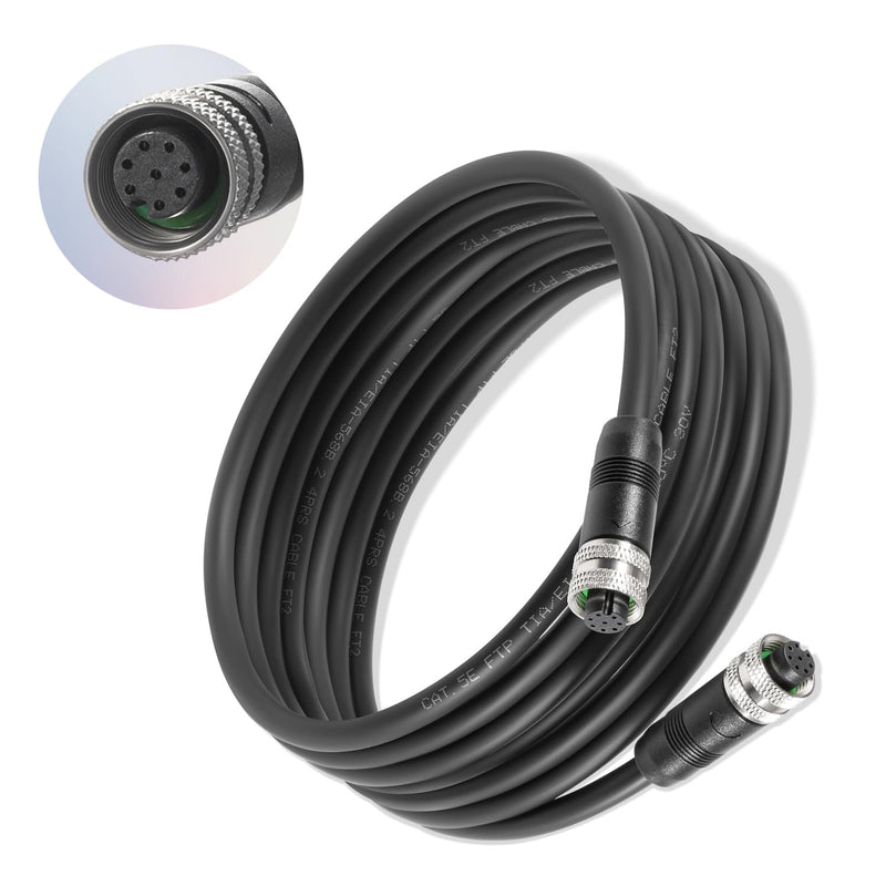 720073-5 Ethernet Cable AS EC 15E, 15-Foot Ethernet Cord, for Humminbird Helix 15 12 10 9 8 7, 1100 900 800 700 Series, for APEX, SOLIX, Onix AS EC 15E 15ft.