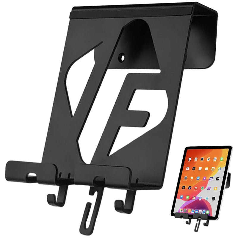 IFCASE Aluminum Universal Wall Mount Holder for iPad Air/Mini/Pro, Galaxy Tab, Android Tablets, Cell Phones, eReader with Amplifier Design (Black) Black