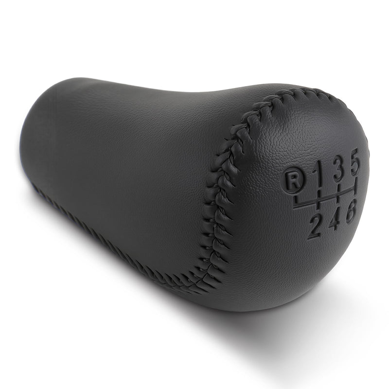 6 Speed Leather Manual Gear Shift Knob for Toyota for Tacoma 2005-2015, Black