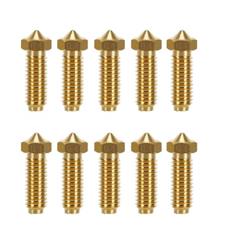3D Printer Kobra 2 Extruder Hotend 0.4mm Nozzle Kit for Kobra 2 Pro/Kobra 2 Plus/Kobra 2 Max/Kobra 2 Neo- Included 10pcs Brass Nozzles+ 2pcs Silicone Socks Cover, Wear Resistant