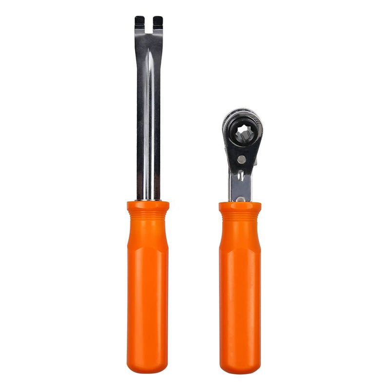 RYANSTAR RACING 2-Piece Automatic Slack Adjuster Release Tool Set for Air Brake System Adjustment - Includes Fork End Release Tool and Double Square Ratcheting Wrench Slack adjuster tools