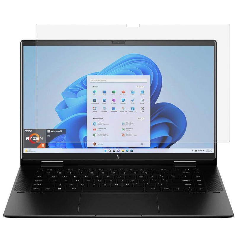 2 PCS HP Envy x360 2-in-1 Anti Glare Screen Protector for 15.6" HP Envy x360 2-In-1 Touchscreen Laptop,Eye Protection & Anti Fingerprint Filter-Matte