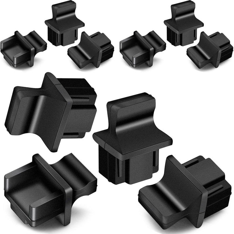 RJ45 Dust Covers Caps Ethernet LAN Port Protector Suitable for Network Swticher/Router/Hub/Cards/Computer/Copper Transceiver Module Silicone 20pcs/Pack RJ45 20