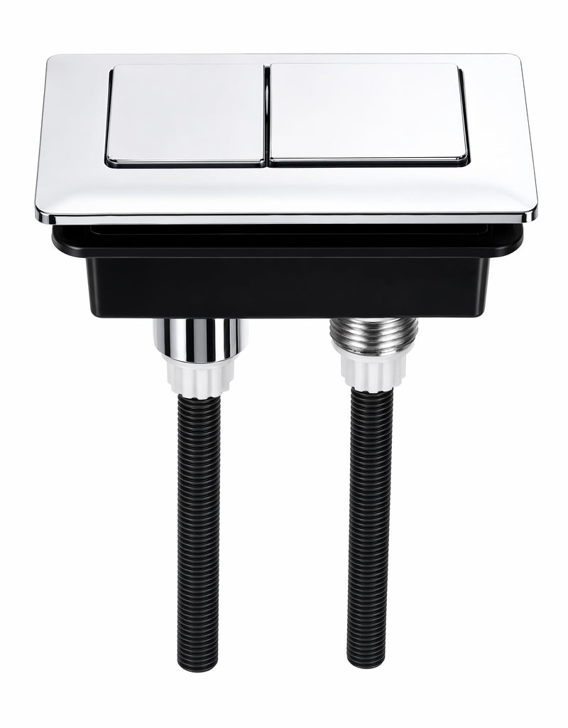 WOFASHPURE Toilet Flush Button Replacement, Dual Push Button Toilet Tank | Dual Flush Toilet Button Kit, Universal Toilet Tank Replacement with Adjustable Thread Rod for Bathroom Repair