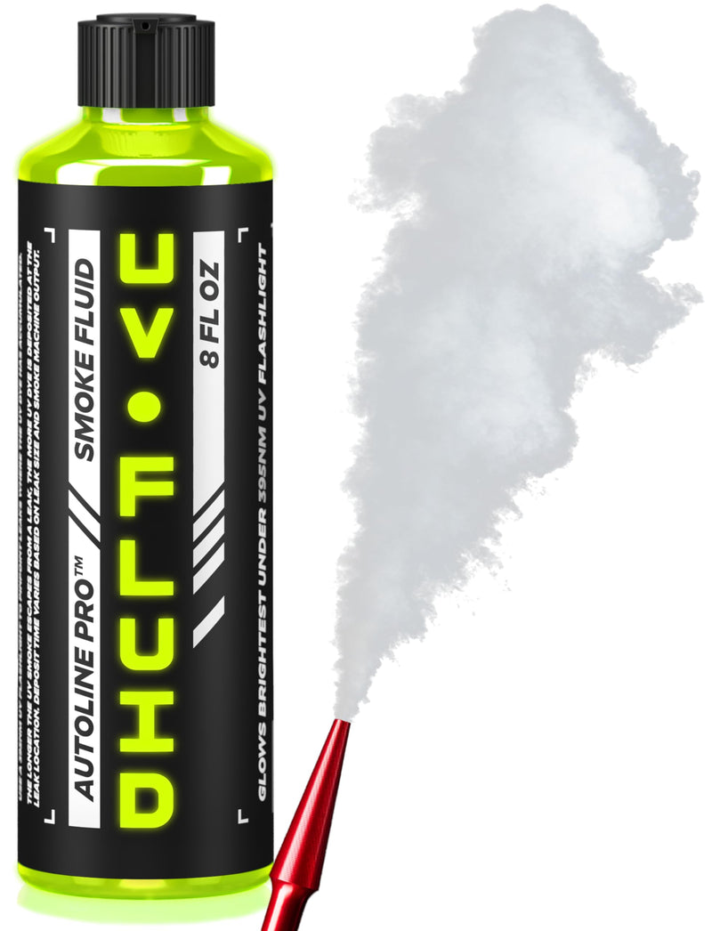 AutoLine Pro Smoke Fluid UV Glow Leak Tracing Refill Solution for Automotive Smoke Machines (EVAP, Vacuum, and More) [Not for Ventus] 1 Pack