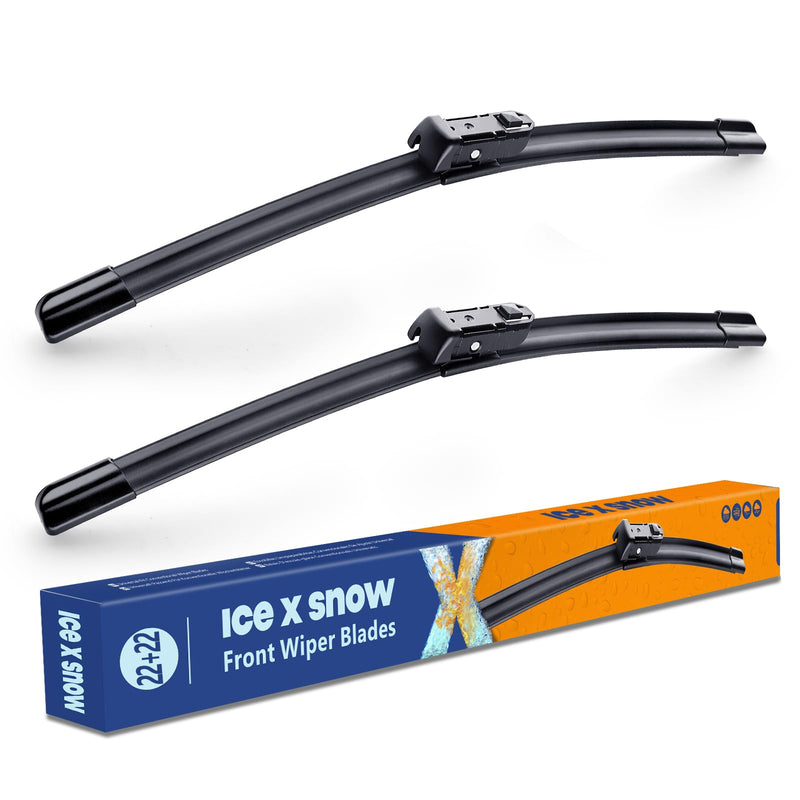 22"+22" Wiper Blades Replacement for Chevy Silverado/GMC Sierra 2014 2015 2016 2017 2018 (Set of 2) Quiet and Durable Stable All-Season Windshield Wiper Blades