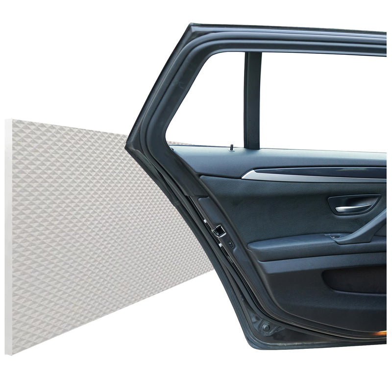 2 Roll Garage Wall Protector, White Garage Car Door Protector Bumper Guard for Anti-Collision Waterproof Inflaming Ultra Self Adhesive EVA Foam for Warehouse (2 ROLL: 79" x 8" x 1/4")
