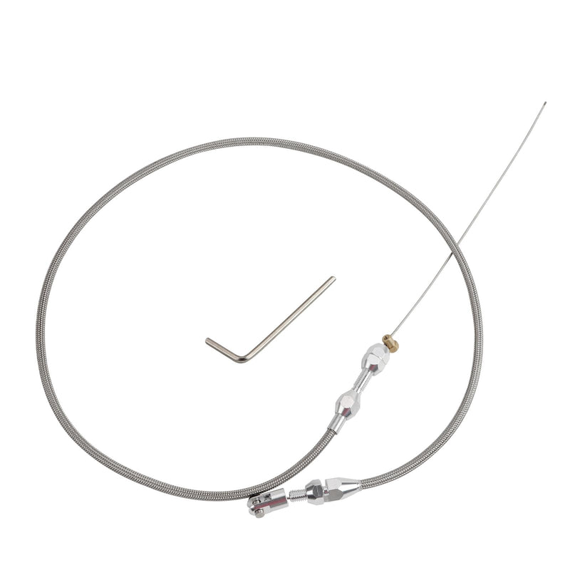 LS1 Throttle Cable Kit 36" Long Fits for 97-07 Chevy LS1 Engine 4.8L 5.3L 5.7L 6.0L,LS Swap Throttle Cable Repair Kit Accelerator Cable Stainless Steel Braided