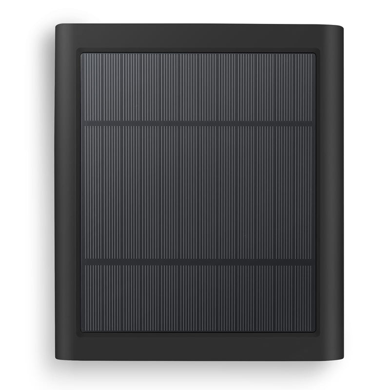 Solar Panel for Ring Camera, 4W Solar Charger Compatible with Ring Spotlight &Stick Up Outdoor Cam Battery, 10FT/3M Long Cable with USB-C to Ring Barrel Plug Adapter, Black 1pc