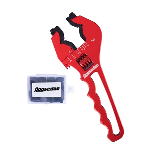 AN Fitting Wrench Anti-scratching AN Fitting Tool For 3AN-16AN Fitting Red