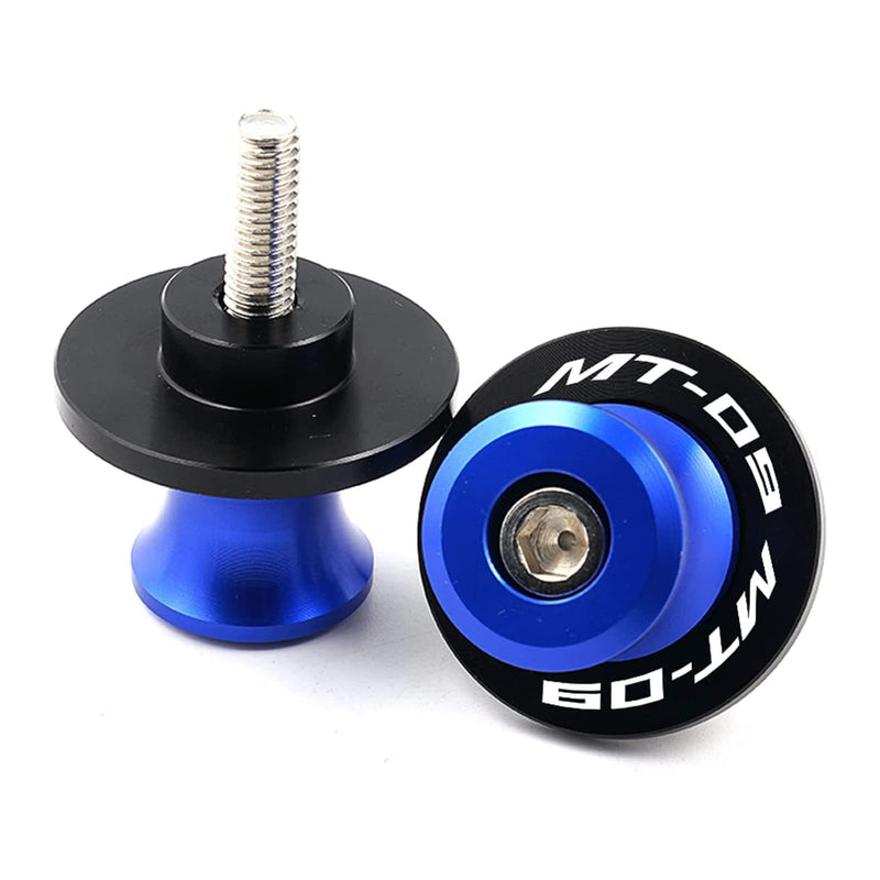 Fit For YAMAHA MT09 SP 2025 Tracer mt 09 2024 FZ09 2014-2021 2022 2023 MT-09 2021 MT09 accessories 6MM Motorcycle CNC Swingarm Spools Slider Stand Screws (Blue) Blue