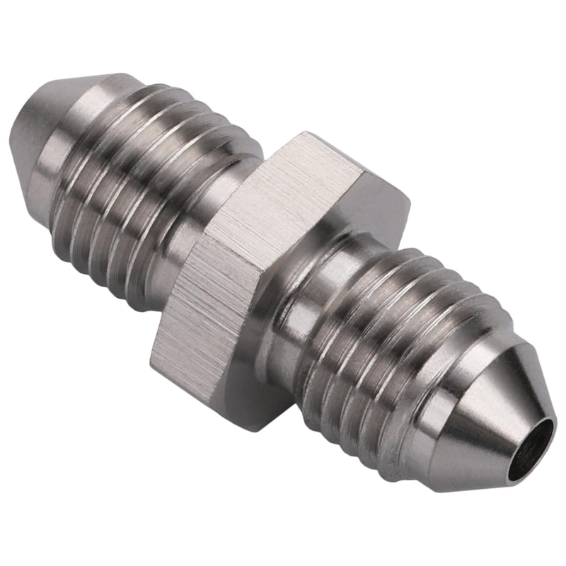 3AN Male to 3AN Male Stainless Steel Brake Clutch Fuel Oil Fitting Adapter Coupler 3AN to 3AN
