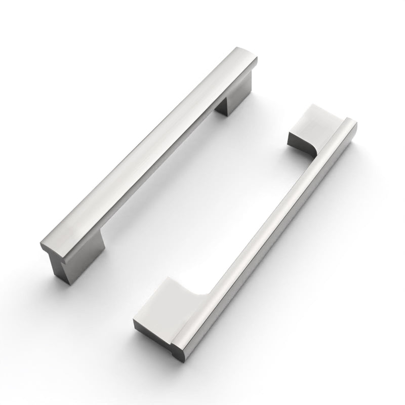 FILTA 5 Inch(128mm) Hole Centers Brushed Nickel Cabinet Pulls Cabinet Pulls(Set of 10),Kitchen Cabinet Handles Cabinet Hardware for Cupboard Drawer 5"/128MM Hole Center 10pack