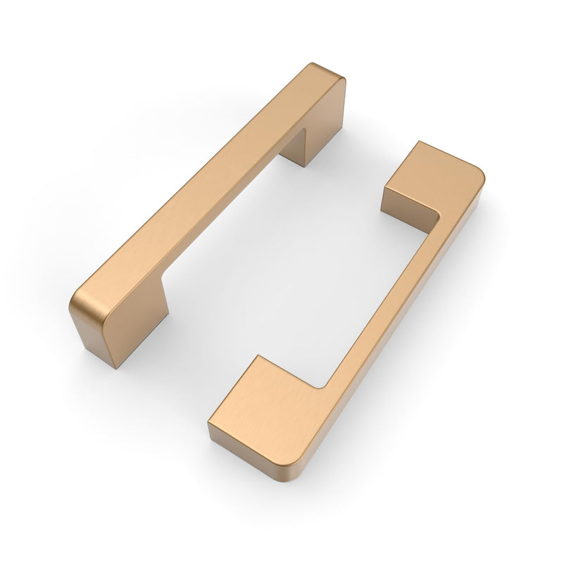 FILTA Champagne Bronze 3.75 Inch(96mm) Kitchen Cabinet Handles,10 Pack Bronze Cabinet Pulls Cabinet Hardware for Cabinets Cupboard Drawer 3.75"/96mm Hole Center 10pack