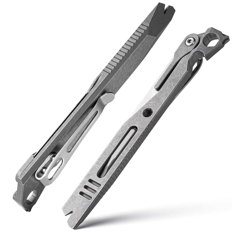 5-in-1 Portable EDC Pry Bar Multi Tool, Ultra-durable & Lightweight (Matte) | Multi-tool,Ultra-lightweight, High strength & sturdy, Rust & corrosion proof, Ideal for Daily Outdoor, Camping, Repairs Matte