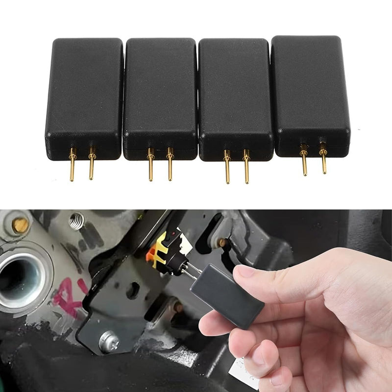 Pack-4 Car Airbag Detection Simulator, Car Airbag Testing Tools, Universal Automotive Airbag Finding Repair Detector Instrument Tool, for Car Truck SUV Pickup (Black)