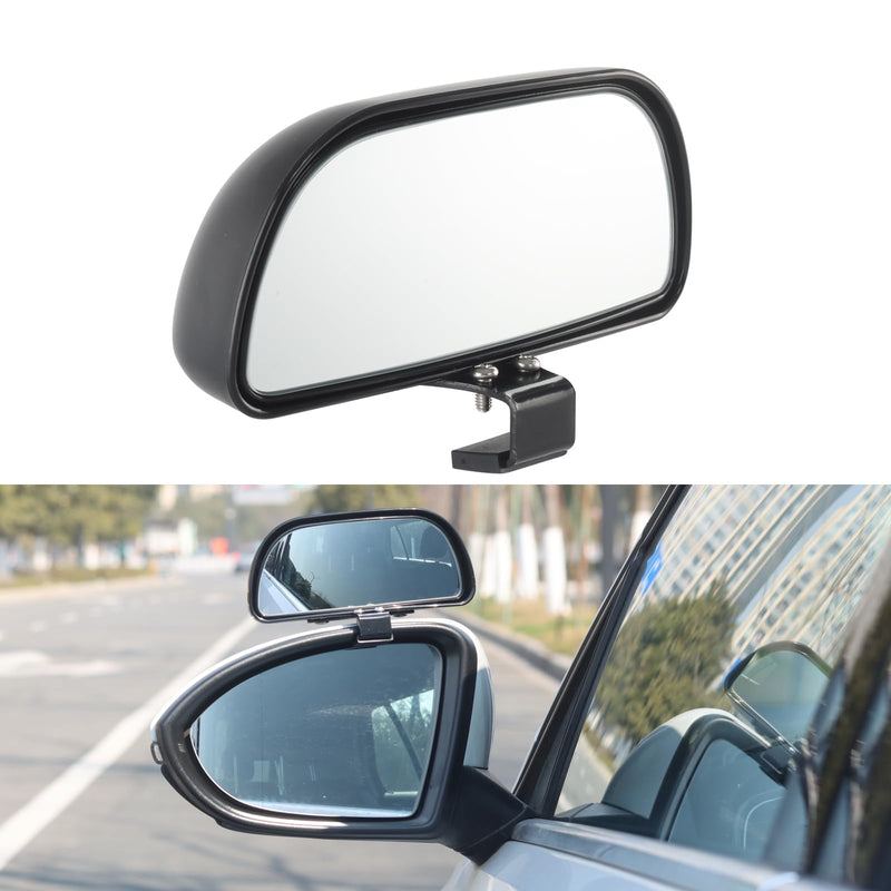 Blind Spot Mirrors for Trucks and Cars,Automotive Side View Concave Mirror Blindspot,360° Large Convex Rearview Exterior Mirror Accessories for Truck and Car(1Pack Black) 1Pack Black
