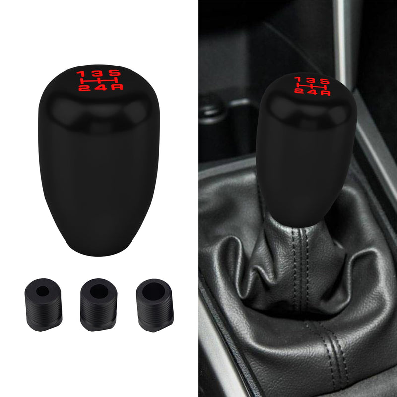 Car Gear Shift Knobs, Manual Gear Shift Knobs Replacement, Universal Car Accessories Interior Stick Shift Knob, Manual 5 Speed Universal Gear Stick Shift Knob for Car Truck SUV (Black) Black