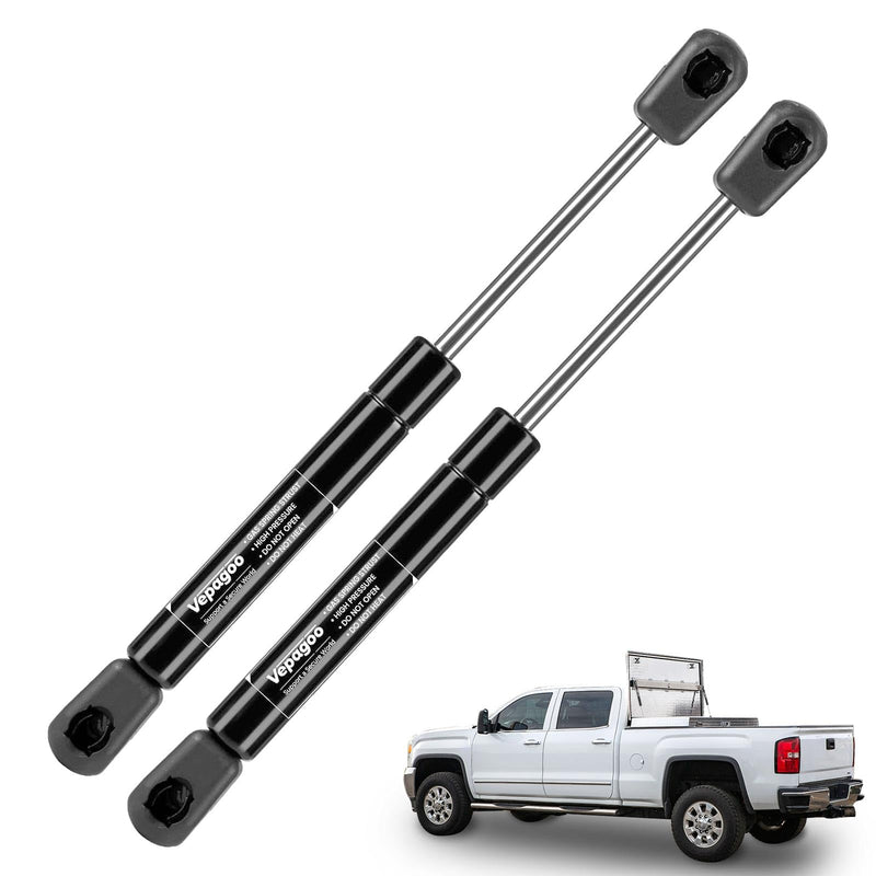 Vepagoo 10 Inch 40 Lb/178N Gas Shocks Struts Lift Supports for Truck Pickup Tool Box Lid RV Cabinet Door Toolbox Boat Covers Replacement Part, Set of 2 40Lb/178N