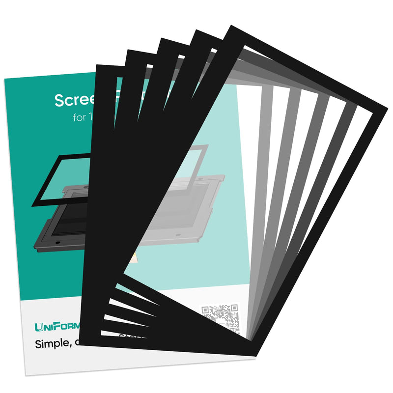 Uniformation 5PCS Screen Protector for GKtwo 10.3-inch Resin 3D Printers. Scratch Protective Film for 3D Printer Accessories Replacement（257 * 165 * 0.2mm）