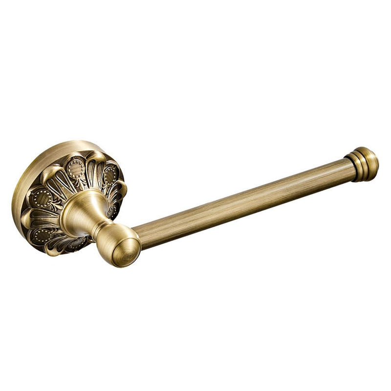 Antique Toilet Roll Holder Brass Material Toilet Paper Holder for Loo Roll Bathroom Paper Tissue Bar 20cm for Bathroom Toilet Paper Storage Brush Bronze … (Brush Bronze)
