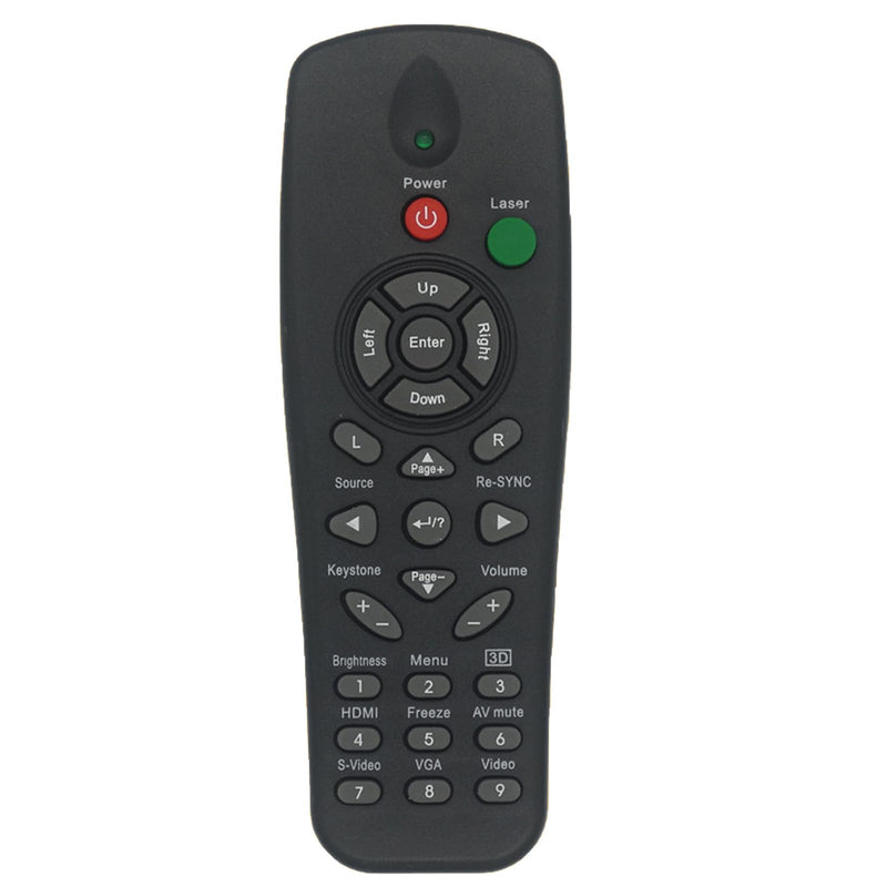 Replacement Remote Compatible for OPTOMA EW610ST, EH1020, DS327, DX329，ES550, TW610STi, PRO360W, PRO350W, EX665UT Projectors TYPE-10