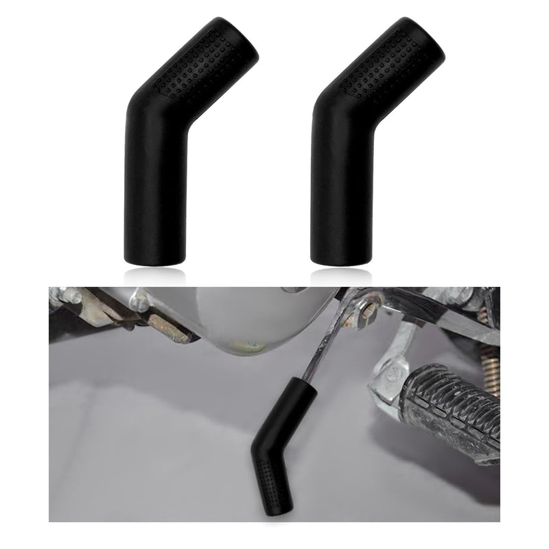 2 PCS Motorcycle Gear Shift Lever Shoe Protector, Motorbike Rubber Anti Slip Shifter Cover, Universal Shift Lever Pedal Cover, Motorcycle Accessories for Dirt Bikes ATVs (Black) Black