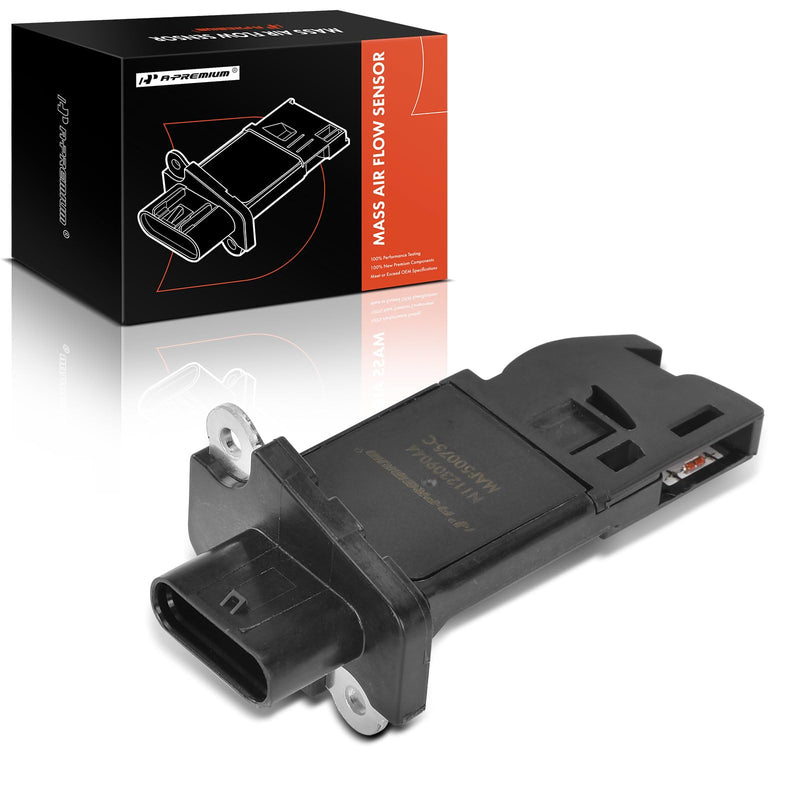 A-Premium Mass Air Flow Sensor Meter [5-Pins] Compatible with Audi A4 2009-2016, Q5 2011-2017, A5 2010-2014, A6 2012-2015, A3, Q3, allroad, Quattro Models