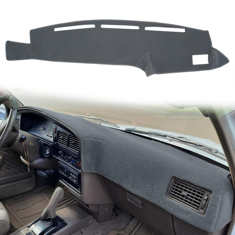 Dashboard Cover Dash Cover Mat Pad Custom Fit for Toyota 4Runner Pickup Truck 1989 1990 1991 1992 1993 1994 1995(89-95 Dark Gray)