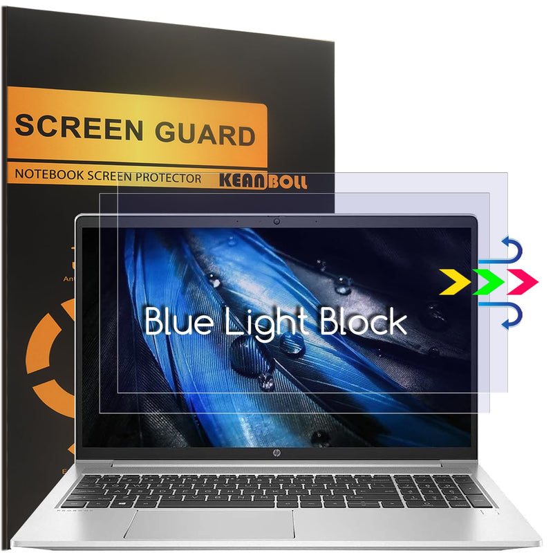 2 Pack Anti Blue Light Screen Protector for HP Laptop 15 .6" HP 15/HP Pavilion/HP ENVY X360/HP EliteBook/HP ProBook/HP Chromebook/HP ZBook/HP Victus/HP OMEN 15.6-Inch Laptop.Blue Light Blocking 15.6"Anti Blue Light 16:9