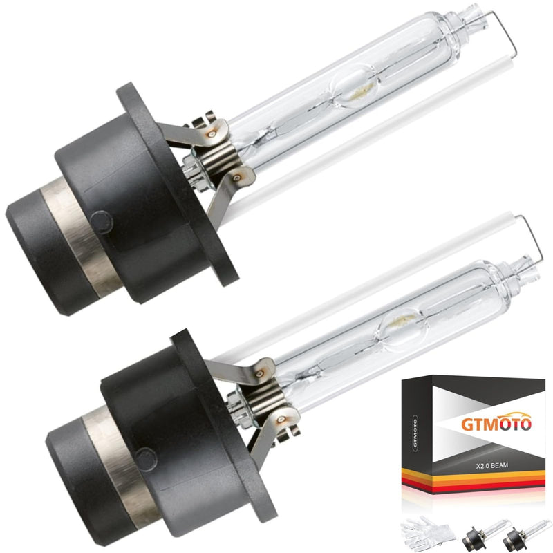 D4S HID Headlight Bulb for Lexus Toyota Subaru Mazda Xenon Headlamp 90981-20024, 35W OEM 42402 66440 90981-20013 90981-20020 90981-20021 AFS Dipped Low Beam, 6000K White Projector Light, 2-Pack